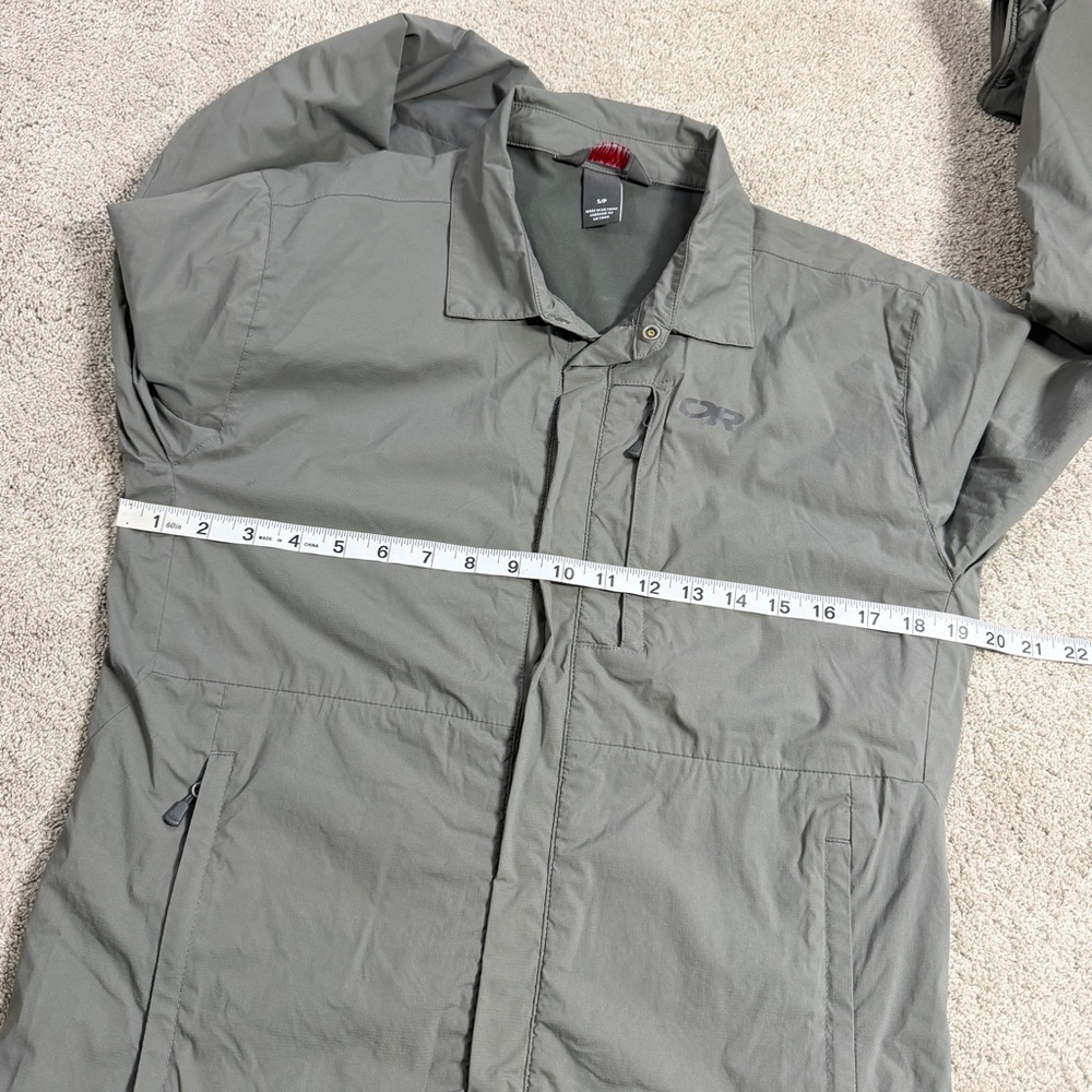 Outdoor Research Men’s Microlight Shirt Jacket Snap Zip in Charcoal Gray S - Picture 12 of 14